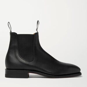 R.M. Williams Black Leather Slip On Craftsman Chelsea Boots  Size 7.5 G / 8.5 US